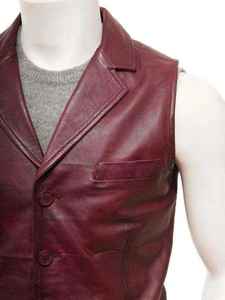 Chaleco de Cuero de Diseño de Lujo, Nuevo Estilo, Chaleco de Cuero para Motociclistas, en Venta en Línea, 100% Cuero Vacuno Auténtico 2026 - Product Image 3