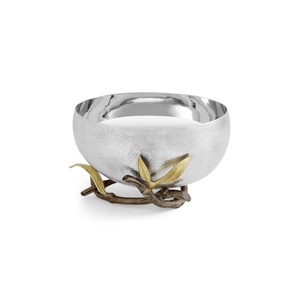 Bol à fruits en aluminium, centre de table moderne, luxe décoratif, or, écologique, durable, 2026 Saleem International - Product Image 1