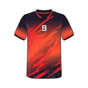 เสื้อแบดมินตัน Elite Red Navy ProFit แบบซับลิเมชั่น เสื้อแบดมินตันทีมแบบสั่งทำ เสื้อแบดมินตันสำหรับการแสดงระดับพรีเมียม ผ้าแห้งเร็ว - Product Image 2