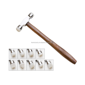 Marteau de formage à pointe en nylon de 9.5 pouces avec 9 faces interchangeables pour l'artisanat de bijoux en métal - Product Image 2