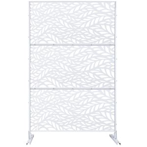 Divisorio Decorativo in Metallo Autoportante per Interni/Esterni, 193 cm (H) x 122 cm (L), per Balcone e Terrazza, per Privacy e Spazi Esterni - Product Image 5