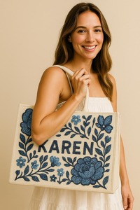 Bolso de mano hecho a mano con cuentas y diseño floral para eventos nocturnos, bolso tote con bordado de cuentas, gran capacidad y bolsillo interior. - Product Image 3