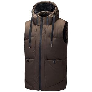 ขายส่งหลายสียืนคอเสื้อผู้ชายที่มีน้ำหนักเบาเบาะลงเสื้อกั๊กสำหรับฤดูหนาว - Product Image 1