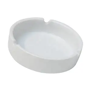 3 Piece Heat Resistant Ceramic Ashtray Porcelain White Cigarette Astrays ceramic smoke accessories