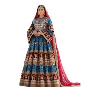 ผู้ผลิตโดยตรงจากโรงงาน ชุดเดรสแบบอัฟกานิคูชีใหม่สำหรับคอลเลคชั่นวันอีด สวมใส่สบายและระบายอากาศได้ดี ชุดแต่งงานแบบอัฟกานิคูชี - Product Image 1