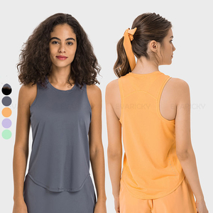 Meilleures ventes directes d'usine : Débardeur décontracté pour femme, couleurs unies, haute qualité, léger, respirant, séchage rapide, tricoté à l'avant - Product Image 3