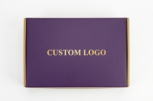 Caja Rígida con Logotipo Personalizado, Rectangular Morada, Estampado en Caliente, Empaque de Regalo de Alta Gama - Product Image 2