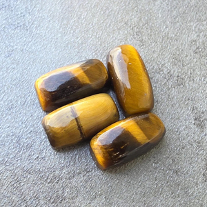 Natural Tiger Eye Cabochon Big Rectangle <b>Cushion</b> Shape Flat <b>Back</b> Calibrated Gemstone - Product Image 5