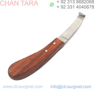 Couteau de fermeur professionnel en L pour le coupe et le façonnage des sabots de cheval, lame tranchante, conception de poignée en acier durable - Product Image 2