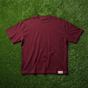 Camiseta Oversize Borgoña para Hombre, Camisetas para Hombre, Proveedor Mayorista, Precio Bajo - Product Image 6