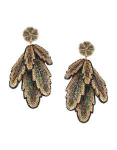 Boucles d'oreilles en céramique multi-perles pour femmes, design de créateur, au meilleur prix de gros - Product Image 1