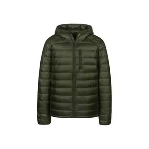 Men's Hooded Puffer <b>Jacket</b> Zipper Closure Windproof Winter Coat Casual Solid Color Polyester Regular Fit 2026 - Product Image 4