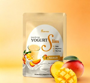 Premium Mango Instant Yogurt <b>Protein</b> Powder Diet Meal Replacement Low Calorie Sachet YogurtSlim - Product Image 1