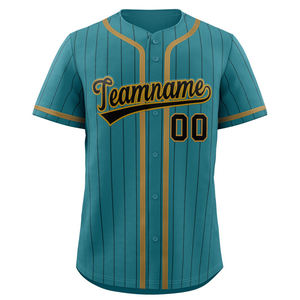 Cheap Mens and Women <b>Red</b> White Blue Stripe Baseball Uniforms Manufacturers Team Baseball Uniforms - Product Image 4