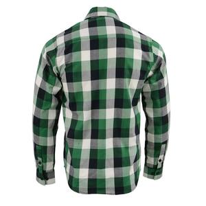 Chemise en flanelle à carreaux verts premium pour homme, chemise classique à carreaux Buffalo, manches longues, boutonnée, décontractée, streetwear, avec deux poches - Product Image 4