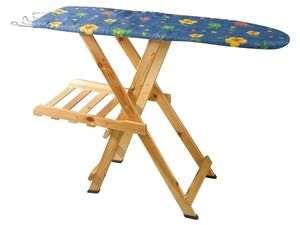 Table à repasser en bois moderne conçue pour un repassage pratique des vêtements et une organisation optimale de la buanderie - Product Image 1