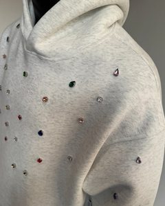 Sudadera con Capucha Negra Extra Grande para Hombre, Sudadera de Felpa Tejida, Estilo Urbano para Otoño e Invierno - Product Image 5