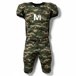 Personalized Sublimation American Football Uniform Custom Team Design Football Jersey <b>Pants</b> Set Professional Apparel Short - Product Image 1