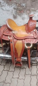 Selle Western en Cuir Véritable et Plastique Légère, Durable et de Haute Qualité pour l'Entraînement Équestre et les Spectacles – Vente Directe Usine - Product Image 2