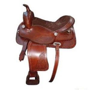 Cuero de alta calidad Western Pleasure Trail Riding Horse Saddle English Horse Saddle Cowboy Horse Riding Productos ecuestres - Product Image 2