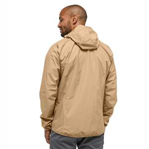 Veste coupe-vent à capuche en nylon bicolore, nouvelle conception, 100 % polyester, imperméable, sur mesure, vente en gros, pas cher, pour hommes - Product Image 4