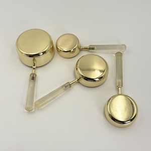 Utensilios de Cocina de Acero Inoxidable para Medir, Cucharas Medidoras, Tazas Medidoras con Mango de Resina, Producto Superventas - Product Image 5