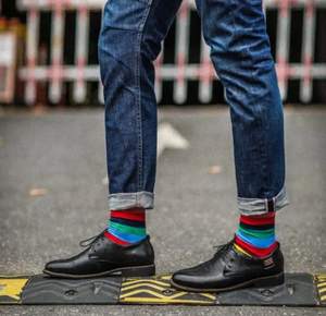 Calcetines Casuales de Algodón de Alta Calidad OEM, Diseño Clásico Suave con Patrones Divertidos para el Trabajo, la Escuela y el Hogar, para Usar en Todas las Estaciones - Product Image 5