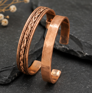 Handcrafted Copper Bangle With Interwoven <b>Rope</b> Pattern Fashionable Metal <b>Bracelet</b> Exquisite Jewelry - Product Image 5