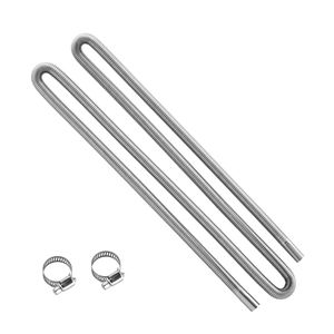 Tubo Flessibile in Acciaio Inox al Titanio da 118,1 Pollici con 2 Morsetti per Riscaldatori Diesel e Sistemi di Scarico - Product Image 1