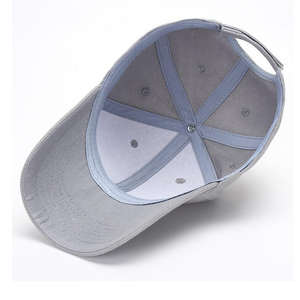 Casquette de baseball unisexe en polyester à 5 panneaux, découpée au laser, de haute qualité, à séchage rapide, respirante, avec boucle, vente en gros - Product Image 6