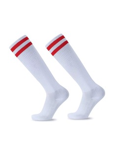 Customized Unisex Youth Knit Crew Sport <b>Socks</b> Spandex/Polyester <b>Moisture</b> Wicking Soft Breathable Eco-Friendly Custom Logo New - Product Image 3