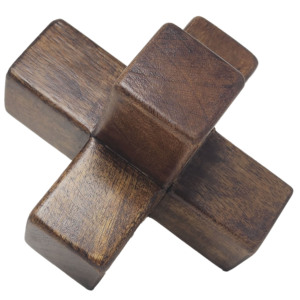 ไม้กางเขนตกแต่ง ของตกแต่งบ้านจากไม้ธรรมชาติ |   ขายส่ง OEM - Product Image 4