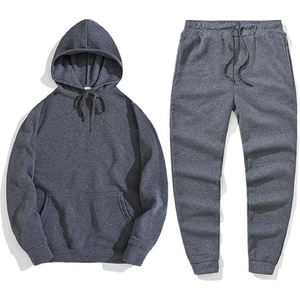 New Hoodie Sweatpants <b>Jogger</b> Sets Tracksuits Unisex Sweat Suits Custom Plain <b>Gym</b> tracksuit for <b>man</b>, 100% cotton - Product Image 5