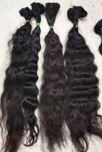 Paquetes a granel de cabello humano indio WeftRaw de máquina recién llegada con embalaje de tamaño personalizado a la venta por exportadores indios - Product Image 4