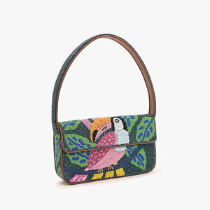 กระเป๋าสะพายประดับลูกปัด, กระเป๋าลูกปัด, กระเป๋าสำหรับงานแต่งงาน, ของขวัญสำหรับเธอ, กระเป๋าคลัทช์ประดับลูกปัด, กระเป๋าถือประดับลูกปัด, กระเป๋าแฟชั่น, กระเป๋าถือสีสันสดใสทำมือ B - Product Image 1