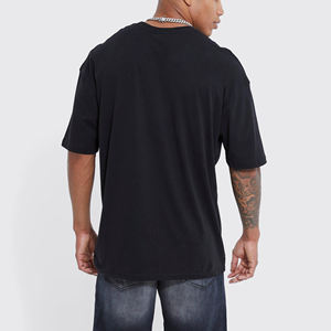 Camiseta de Algodón 100% OEM, Corte Cuadrado, Estilo Hip Hop para Hombre, Impresión de Logotipo Personalizada con Serigrafía, Ecológica, de Secado Rápido, para Verano - Product Image 5