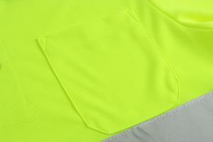 Camisetas Polo de Trabajo de Alta Visibilidad Personalizadas para Hombre, con Franjas Reflectantes, Uniforme de Seguridad Laboral, 100% Poliéster - Product Image 6