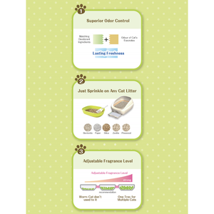 Unicharm Pet <b>Deodorising</b> Beads - Eliminates Odour from Cat Litter (450ml Box) Natural - Product Image 3