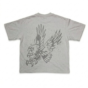 ผู้ผลิตเสื้อยืดขายส่ง ทรงหลวม ไหล่ตก น้ำหนัก 230 กรัม คอกลม ทรงโอเวอร์ไซส์ ผ้าฝ้าย 100% เสื้อยืดผู้ชายแบรนด์สั่งทำ - Product Image 4