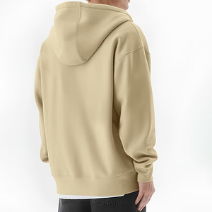 Sudadera con capucha de forro polar para hombre, holgada, extragrande, con cremallera completa, gruesa y cálida para invierno - Product Image 4