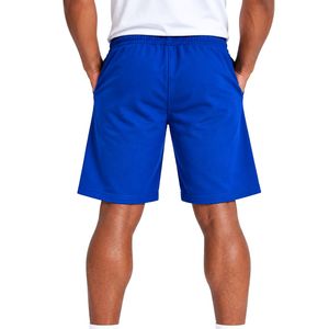 Shorts de sport pour homme bleu royal, taille élastique, décontractés, pour l'entraînement, avec poches latérales, légers, pour tous les jours - Product Image 2