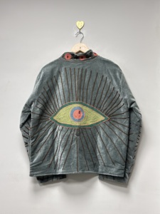 <b>Velvet</b> Embroidered <b>Jacket</b> Floral Pattern O-Neck Full Sleeve Winter <b>Women</b> Blazer Eco-Friendly Cotton Coat Casual Festival <b>Jacket</b> - Product Image 2