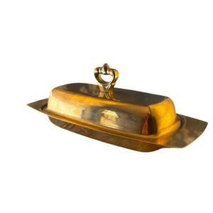 <b>High</b> Quality Food Grade Stainless Steel Butter Dish With Lid Metal Butter Container For <b>Kitchen</b> And Dining <b>Table</b> Use Best Price - Product Image 5