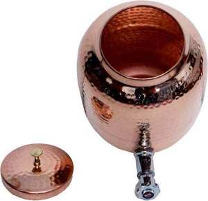 เหยือกทองแดงทำมือดีไซน์ทันสมัย BoldBlossom ขนาด 50 ออนซ์ เหยือกน้ำสวยหรู เหมาะสำหรับใช้ในครัวทุกวัน - Product Image 3