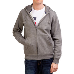 Sudaderas con capucha de alta calidad con cremallera para hombre, fabricadas en Pakistán, lisas, transpirables, para adultos, las más vendidas en Pakistán. - Product Image 4
