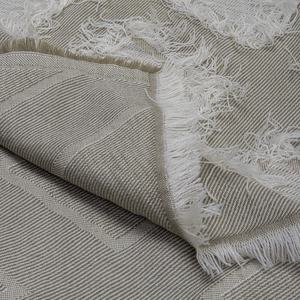 Handmade Premium Soft Cotton <b>Throw</b> Blanket with Tassels Eco-Friendly Handloomed Block Printed <b>for</b> <b>Sofa</b> Room Decor - Product Image 3