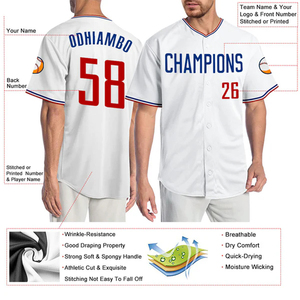 เสื้อเจอร์ซีย์เบสบอลนำเทรนด์ชุดปักโลโก้แบบระเหิดและปักลายทีม - Product Image 3