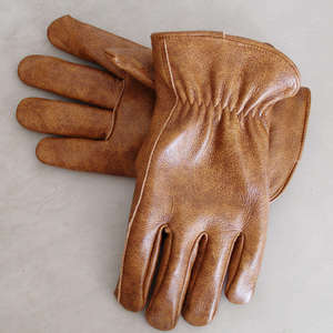 Pure Leather Men's Winter <b>Driving</b> <b>Gloves</b>-Premium Quality Breathable & Touchscreen Compatible Made in Pakistan - Product Image 6