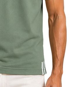 Camiseta Polo Personalizada para Hombre en Verde Salvia, Ropa Deportiva Casual de Verano, Transpirable, para Golf, con Manga Raglán Premium - Product Image 6