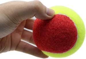 Balles de tennis de qualité supérieure, bicolores, en caoutchouc, pour l'extérieur, souples, pressurisées, à rebond élevé, vente chaude, respirantes - Product Image 4